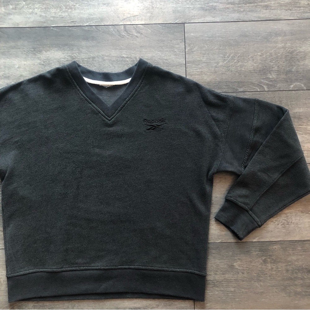 Vintage Reebok v-neck sweater